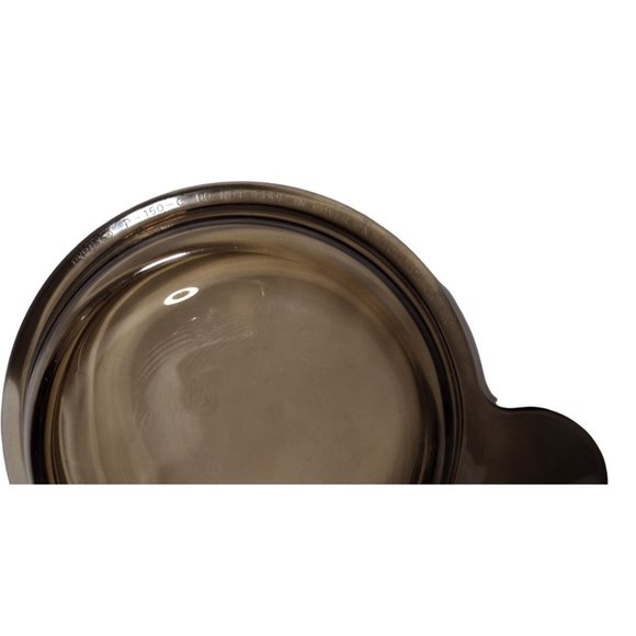 Amber Pyrex P-150-C Lid Very Good Used Condition - Picture 3 of 3